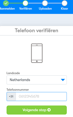 BTC direct telefoon registratie