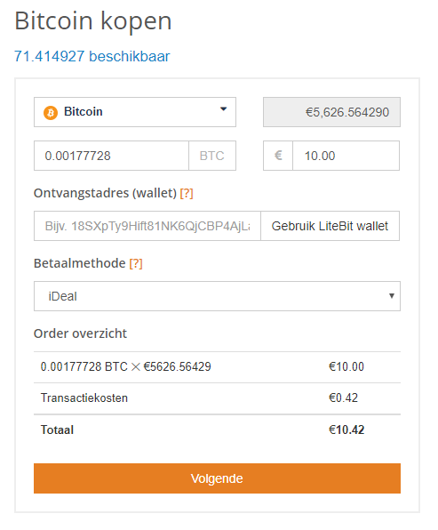 Bitcoin kopen LiteBit
