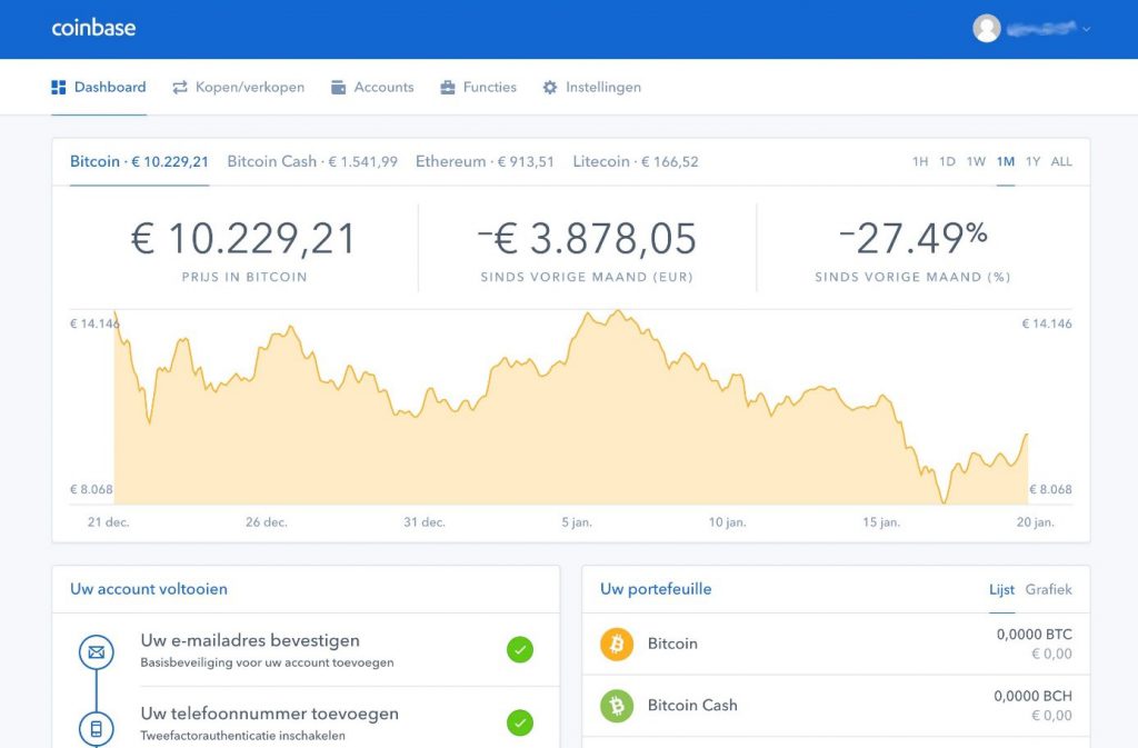 Coinbase login