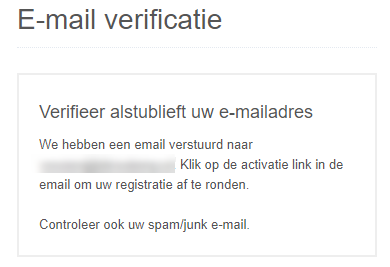 E-mail verificatie LiteBit