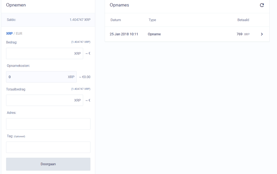 Exchange BItvavo