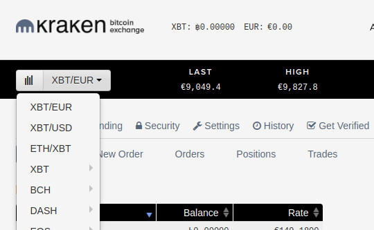 Kraken Bitcoin verkopen